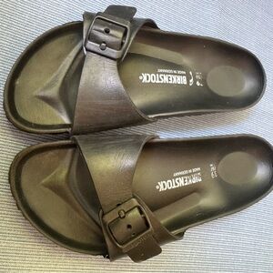 Birkenstock Black EVA Slide Sandals, 39